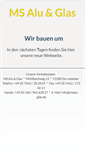 Mobile Screenshot of msalu-glas.de